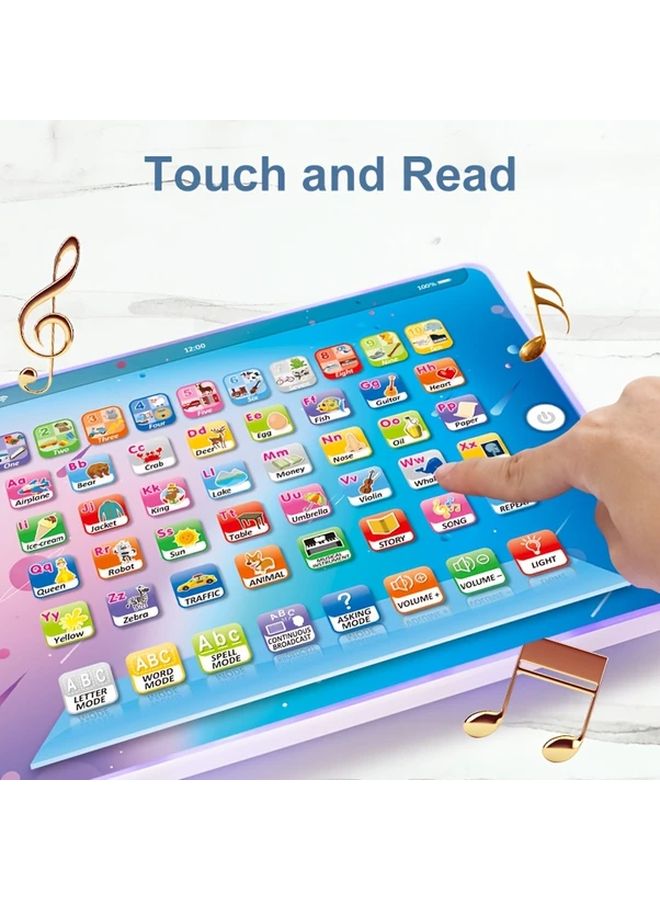 جهاز لوحي تفاعلي لتعلم اللغة الإنجليزية مع شاشة تعمل باللمس وأنشطة صوتية - Image 1